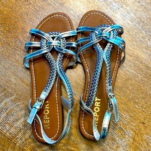 Women’s report metallic sandals